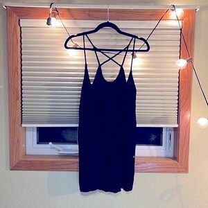 UO Black Cutout Mini Dress size S